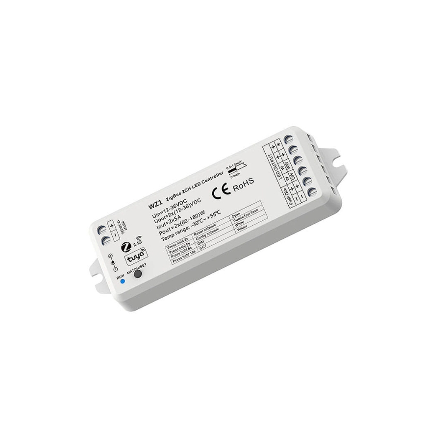 LED Controler 2in1 (ZigBee) - Mono /CCT - 12-36V DC 10A - Tuya - WZ1 [1]