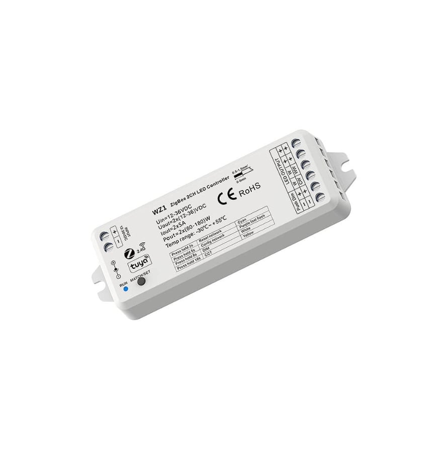 LED Controler 5in1 (ZigBee) - Mono /CCT /RGB /RGB+CCT - 12-24V DC 15A - Tuya - WZ5 [1]