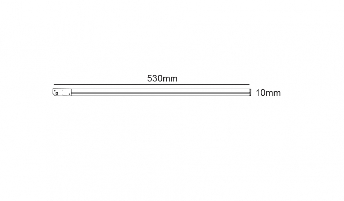 Mini corp de iluminat magnetic Neon 24V DC 6W 4000K 200LM 110° RA90 5 ANI L530MM [2]