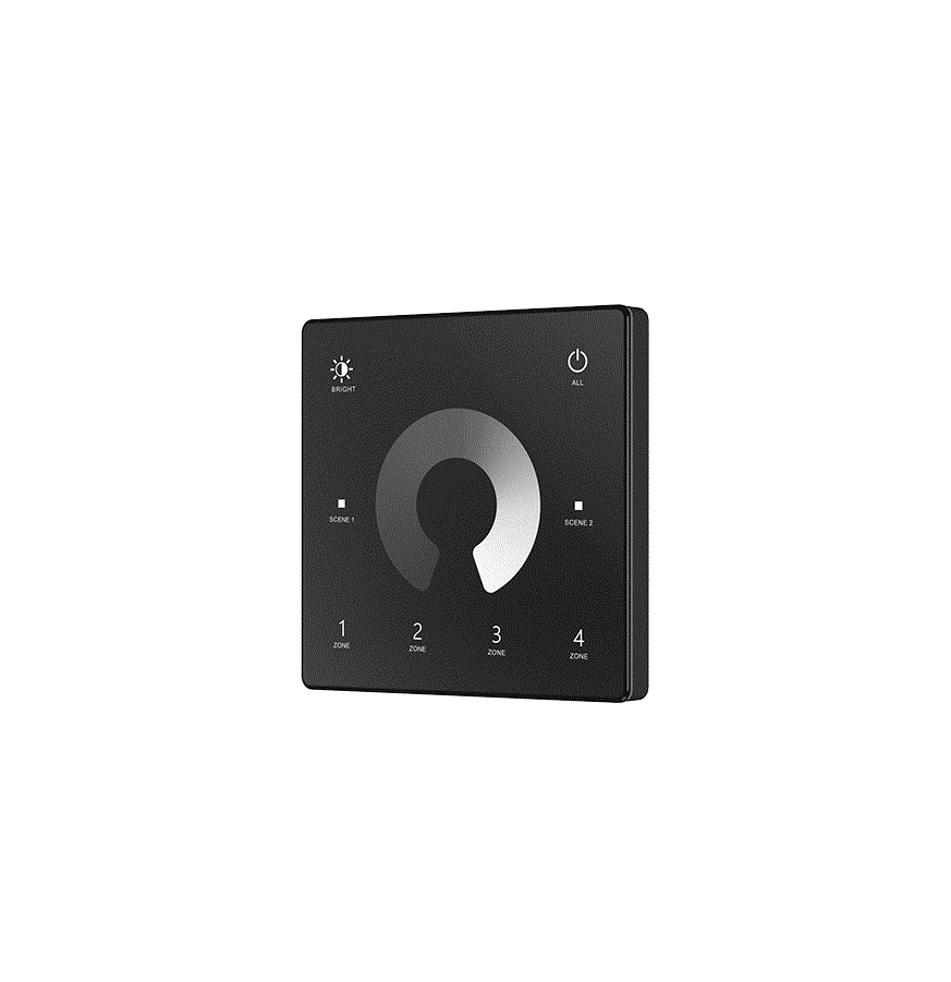 Panou LED montat pe perete - Mono - 4 zone - 3V - TW1-4(B) [1]