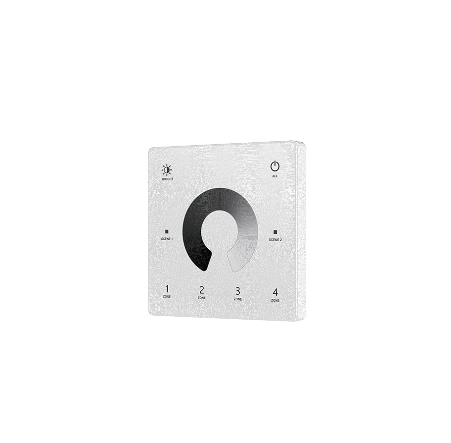 Panou LED montat pe perete - Mono - 4 zone - 3V - TW1-4(W) [1]