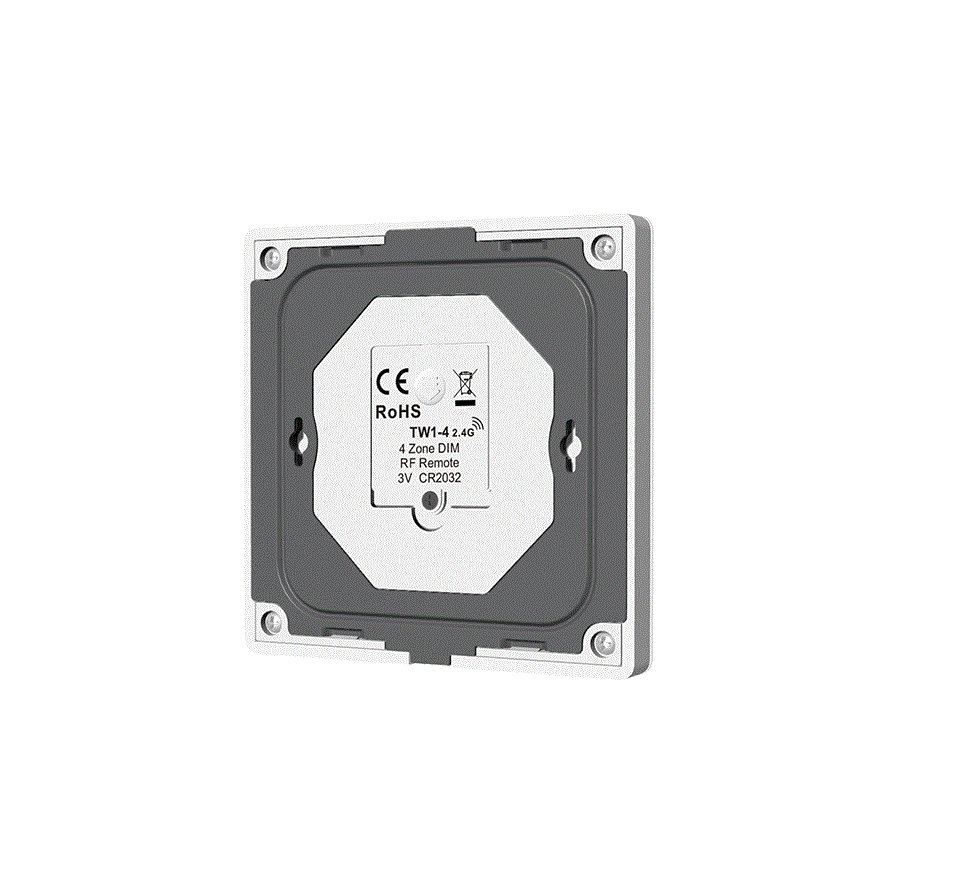 Panou LED montat pe perete - Mono - 4 zone - 3V - TW1-4(W) [2]