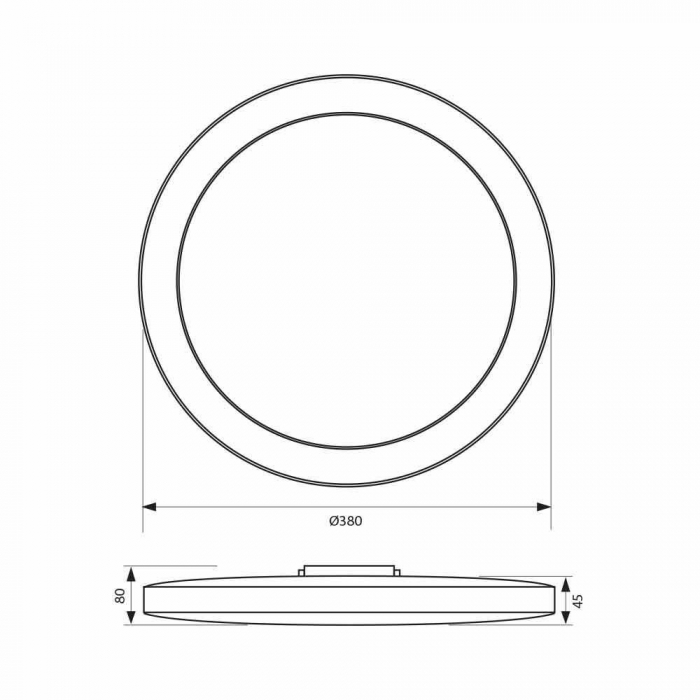 Plafoniera LED LED ∙ 32W ∙ 4000K ∙ IP44 [4]