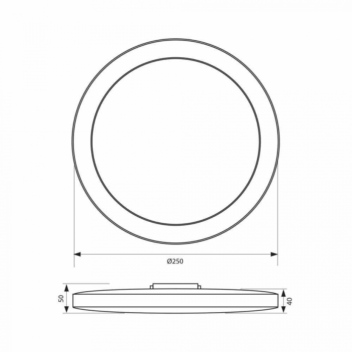 Plafoniera LED LED ∙ 18W ∙ 4000K ∙ IP44 [4]