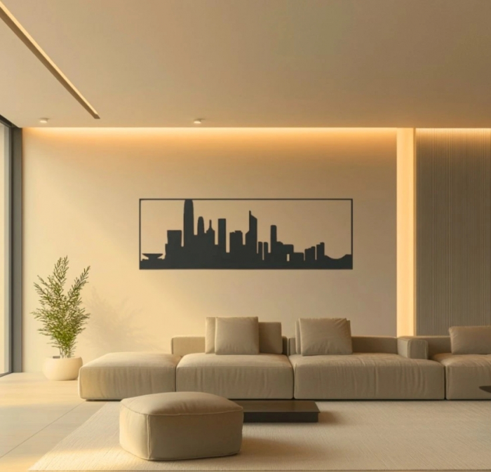 Profil LED Aluminiu Alb Incastrabil SHADOW GAP [4]