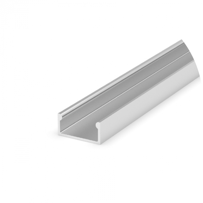 Profil Aluminiu LED argint anodizat P4-1 Dispersor opal 2M [2]
