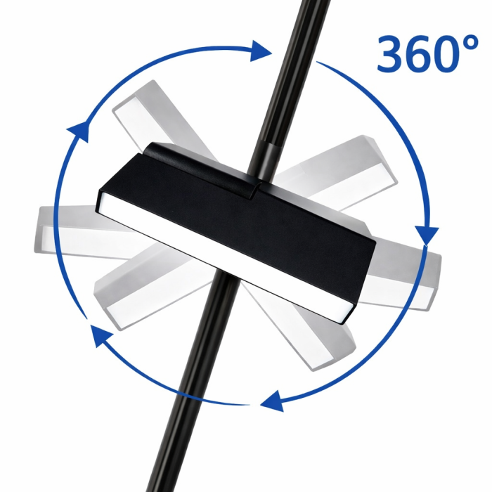 Proiector liniar pliabil Magnetic Negru 24V DC 6W 3000K 236LM 120° RA90 L118MM [5]