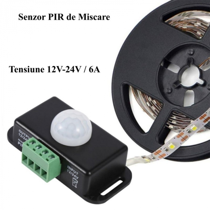 SENZOR PIR-8 COMUTATOR MISCARE 12V-24V/6A [5]