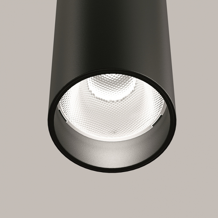 Spot LED Aplicat pe tavan Cilindric Negru 12W 4000K [2]
