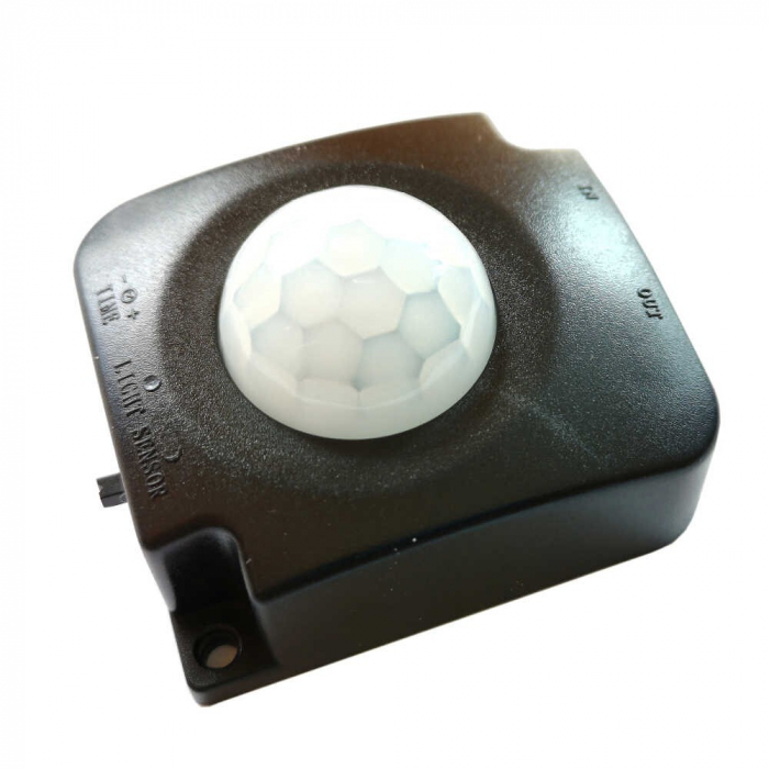 Comutator PIR 5-24V 5A Detector de miscare 2.1 / 5.5mm - Negru [2]