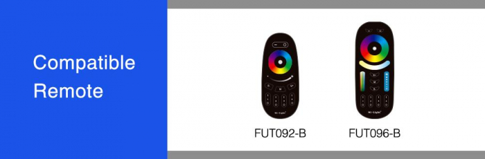Suport de perete pentru telecomanda Milight FUT099B NEGRU [2]