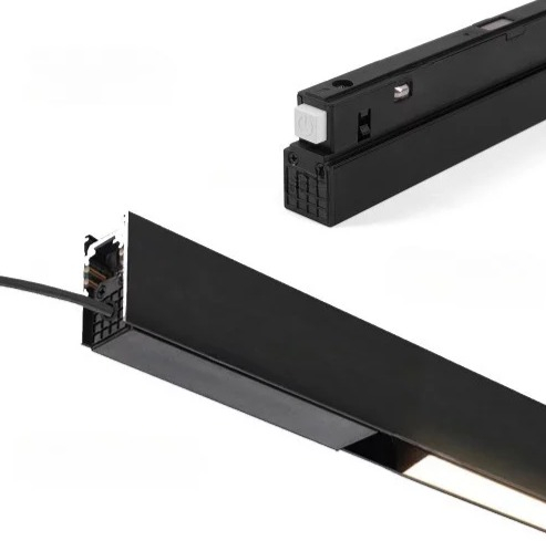 SURSA NEGRU MATT MAGNETIC 200W 230V AC- 48V DC IP20 4A 305*2.53*45MM CU CABLU 2M [2]