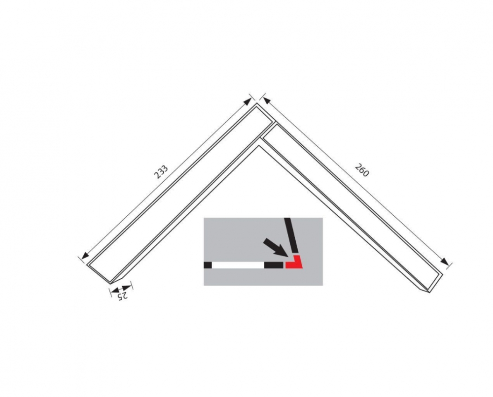 Unghi magnetic LED LUGANO LED ∙ 24W ∙ Negru ∙ 4000K [2]