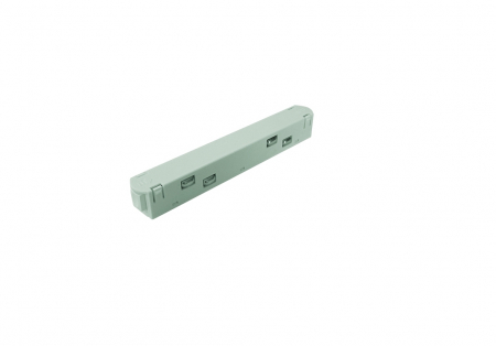 Corpuri de Iluminat pe Sina LED - ALIMENTARE DREAPTA PENTRU SINA MAGNETICA 48V DC ALB MAT