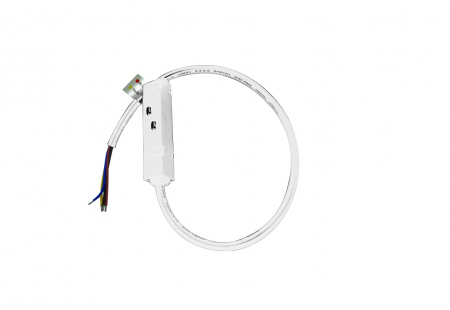 Corpuri de Iluminat pe Sina LED - ALIMENTARE PENTRU SINA MAGNETICA 48V DC ALB MAT CU CABLU 2M
