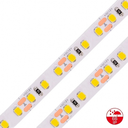 Banda LED 12V - Banda LED • 120 LED / m • 12V • 9.6W • 6000K • IP66 • 960lm • 8.3mm • Versiunea PRO