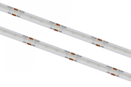 Banda Led COB - Banda LED COB • 24V • 10W • VERDE • IP20 • 220lm • 8mm Versiune PRO