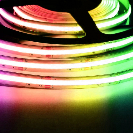 Banda LED COB 840LED/M • 24V • 15W • RGB • IP20 • 620lm • 10mm Interior [3]