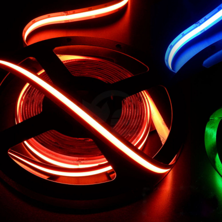 Banda LED COB 840LED/M • 24V • 15W • RGB • IP20 • 620lm • 10mm Interior [2]