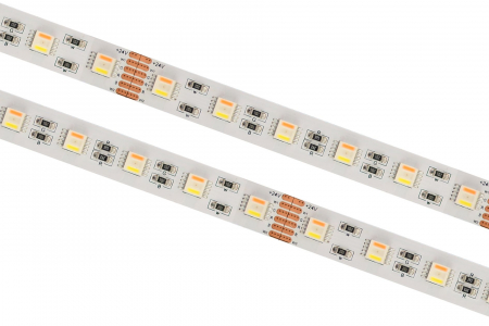 Banda LED RGBCCT • 60LED• 24V • 18W  • IP20 • 800 lm • 12mm • Versiunea PRO 3oz [1]