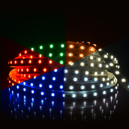 Banda LED RGBCCT • 60LED• 24V • 18W  • IP20 • 800 lm • 12mm • Versiunea PRO 3oz [2]
