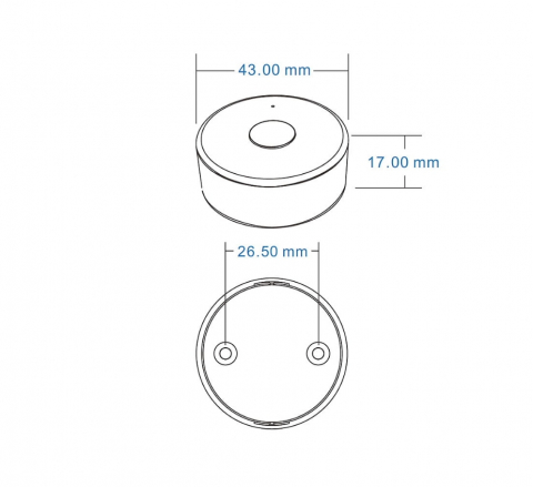 Buton de telecomanda LED - Mono - 1 zonă - R1-1(B) [1]
