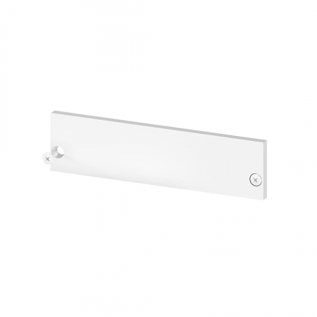 Profil Banda LED - Capac de capat din aluminiu alb P20-1