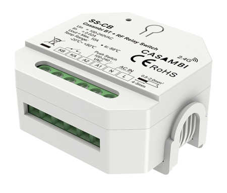 Casambi Bluetooth + RF2.4GHz + PUSH-DIM Relay Switch [2]