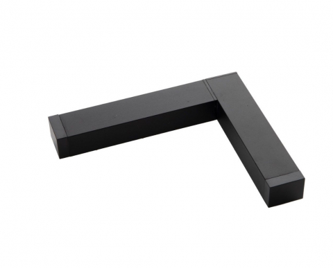 Sina magnetica Slim LED 48V - Conector electric 90° S-Track ∙ Negru