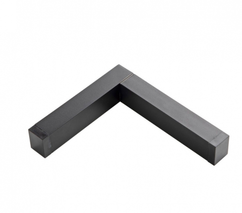 Sina magnetica Slim LED 48V - Conector electric perete-tavan C-Track ∙ Negru