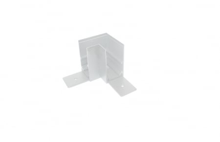 Corpuri de Iluminat pe Sina LED - CONECTOR UNGHI DE 90° PENTRU PENTRU SINA MAGNETIC ALB MAT