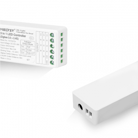 Controler 3in1 RGB/RGBW/RGBCCT 12V-24VDC 12A Zigbee 3.0 FUT037Z+ [1]