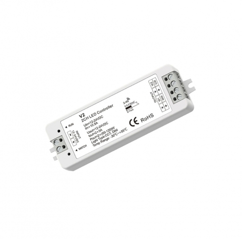 Controler Banda LED - Controler LED - CCT - 12-24V DC 2x5A - V2