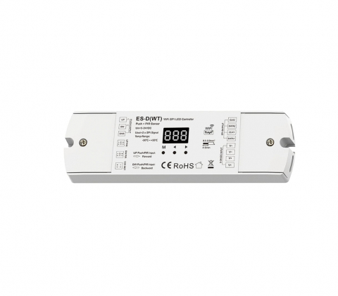 Controler LED pentru scări / coridor cu detectoare PIR (WiFi) - pentru benzi LED digitale - 15A 5-24V DC - 960 pixel - ES-D(WT) [2]