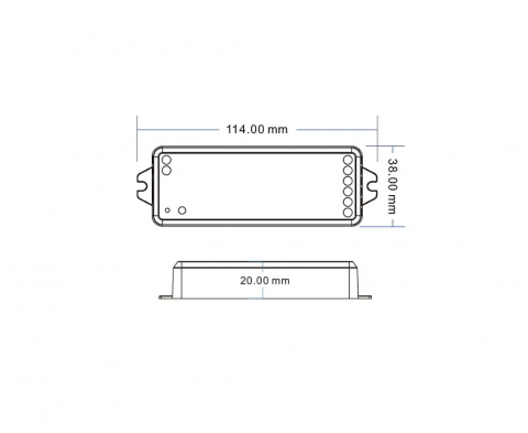 Controler LED - RGB+CCT - 12-24V DC 5x3A - V5-M [1]