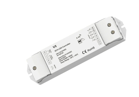 Controler Banda LED - Controler LED - RGB+CCT - 12-24V DC 5x5A - V5