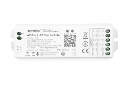 Controler WiFi LED RGB + CCT 12-24VDC 5in1 WL5 [1]