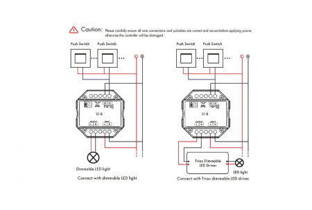 Controler LED Triac (ZigBee) - Dimmer pentru becuri 230VAC 200W - S1-B(WZ) [2]
