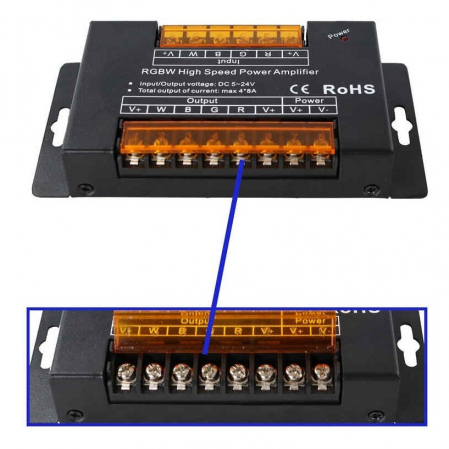 Amplificator RGBW 32A 12-24V DC [1]