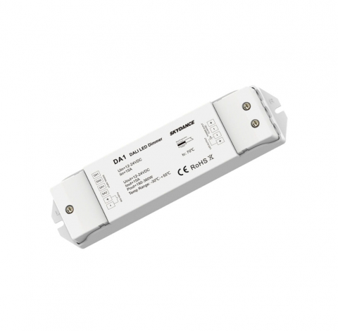 Controler Banda LED - Controller LED DALI - Mono - 12-24 DC 15A - DA1