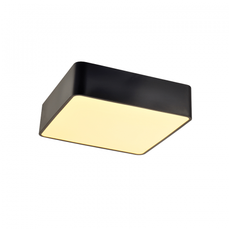 Lampi de tavan - CORP DE ILUMINAT DE TAVAN LED 40W 4000LM CCT BLACK METAL 48X48XH13CM EMERY