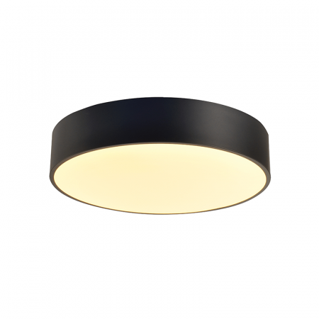 Lampi de tavan - CORP DE ILUMINAT DE TAVAN LED 50W 4800LM CCT BLACK METAL D50XH10CM OPTIMUS