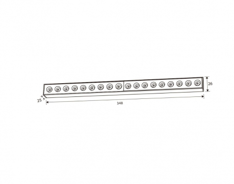 Corp de iluminat magnetic LED DIVISION LED ∙ 18W ∙ Negru ∙ 4000K [1]