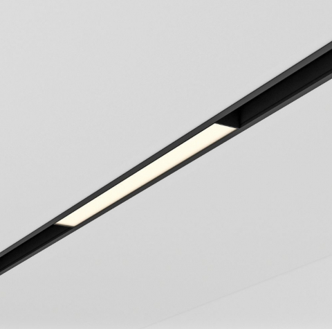 Sina magnetica Slim LED 48V - Corp de iluminat magnetic LED ILLUSION LED ∙ 18W ∙ Negru ∙ 4000K