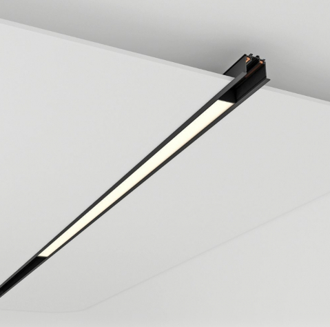 Sina magnetica Slim LED 48V - Corp de iluminat magnetic LED ILLUSION LED ∙ 36W ∙ Negru ∙ 3000K