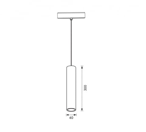 Corp de iluminat magnetic LED LONG LED ∙ 12W ∙ Negru ∙ 4000K [1]