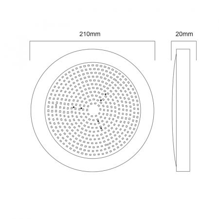 Corp de iluminat piscină din plastic LED 20W RGB 110 ° IP68 12V DC 210Χ20mm [1]