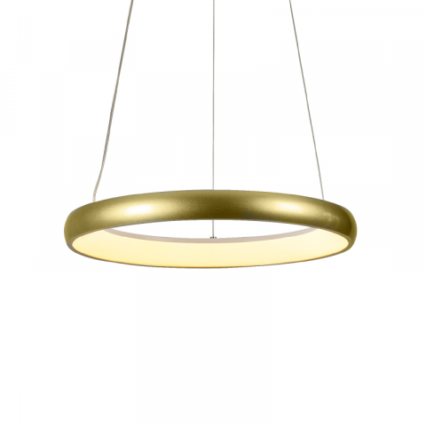 Lampi Suspendate - CORP DE ILUMINAT SUSPENDAT LED 24W 1900LM CCT IP20 AUR METAL+ACRILIC