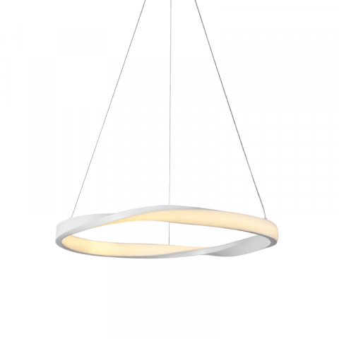 Lampi Suspendate - CORP DE ILUMINAT SUSPENDAT LED 42W 3300LM CCT IP20 METAL ALB + ACRILIC