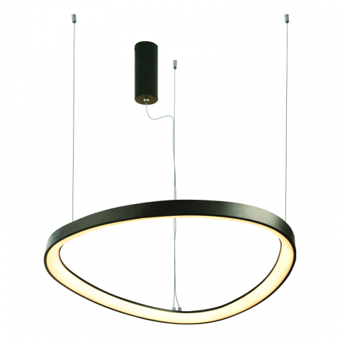 Lampi Suspendate - CORP DE ILUMINAT SUSPENDAT LED 73W CCT 5800LM HARMONY NEGRU ALUMINIU IP20 D80XH120CM